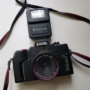 Excel Deluxe - I Vintage Optical Color Auto Fix Focus 50mm Lens 